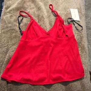 Red Women's Tank Top